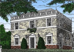 Federal Colonial Home Plans Federal Home Plan with Apartment Below 12802gc 2nd