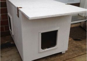 Feral Cat House Plans Free Best 25 Cat House Plans Ideas On Pinterest Outdoor Cat