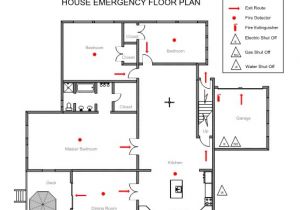 Fire Evacuation Plan Residential Care Home Home Emergency Evacuation Plan Homes Floor Plans