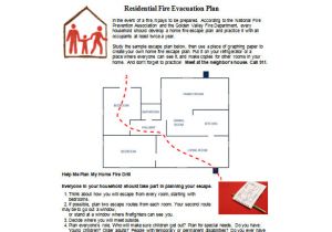 Fire Evacuation Plan Template for Home 11 Evacuation Plan Templates Free Sample Example