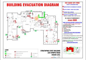 Fire Evacuation Plan Template for Home Building Fire Safety Compliance Requirements Sunstate