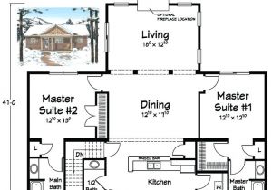 First Floor Master Bedroom Home Plans House Plans with Two Master Suites On One Level