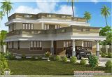 Flat Roof Home Plans Flat Roof Home Design with 4 Bedroom Kerala Home Design