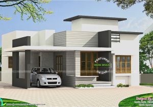 Flat Roof Home Plans Small Budget Flat Roof House Kerala Home Design and