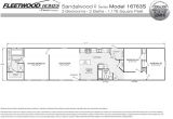 Fleetwood Mobile Home Floor Plans Mobile Home Floor Plans Texas Also 4 Bedroom Single Wide G
