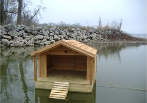 Floating Duck House Plans Instructions Custom Floating Duckhouse