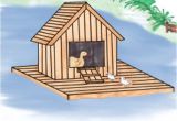 Floating Duck House Plans Instructions How to Build A Floating Duck House total Survival