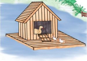 Floating Duck House Plans Instructions How to Build A Floating Duck House total Survival