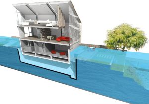 Floating Home Planning Permission Floating House Rises to Flooding Challenge Cnn