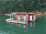 Floating Home Plans A Small Off Grid Floating Home On Fontana Lake In Almond