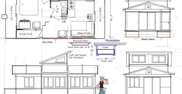 Floating Home Plans One Ugly Boat