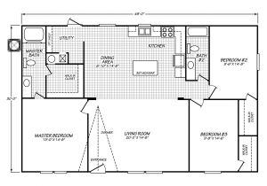 Floor Plan for Homes Velocity Model Ve32483v Manufactured Home Floor Plan or