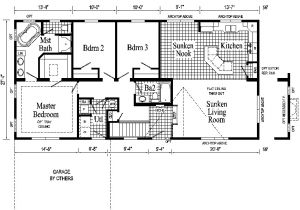 Floor Plan for Ranch Style Home Windham Ranch Style Modular Home Pennwest Homes Model S