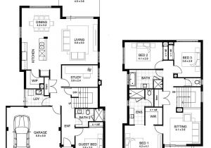 Floor Plan Samples for 1 Storey House Sample Floor Plans 2 Story Home Unique Double Storey 4