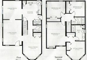 Floor Plans 2 Story Homes Two Story House Plans