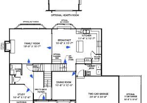 Floor Plans Custom Built Homes Custom Home Floor Plans the Oxford St Louis Mo