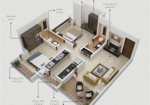 Floor Plans for 2 Bedroom Homes 2 Bedroom Apartment House Plans