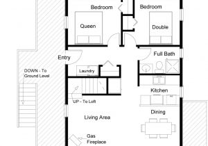 Floor Plans for 2 Bedroom Homes Small Bedroom House Plans New Unique Plan Home with Floor