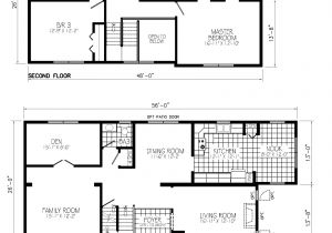 Floor Plans for 2 Story Homes Small Two Story Cabin Floor Plans with House Under 1000 Sq