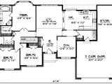 Floor Plans for 3 Bedroom Ranch Homes Ranch House Plan 3 Bedrooms 2 Bath 1746 Sq Ft Plan 7 150