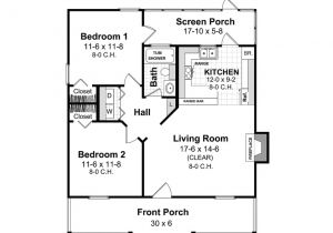 Floor Plans for 800 Sq Ft Home Amazing House Plans Under 800 Sq Ft 5 Eplans Ranch House