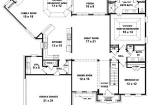 Floor Plans for A 4 Bedroom 2 Bath House 2 Story 4 Bedroom 3 Bath House Plans Photos and Video