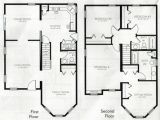 Floor Plans for A 4 Bedroom 2 Bath House 4 Bedroom 2 Story House Plans 2 Story Master Bedroom Two