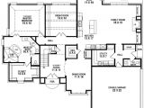 Floor Plans for A 4 Bedroom 2 Bath House 653906 Beautiful 4 Bedroom 3 5 Bath House Plan with