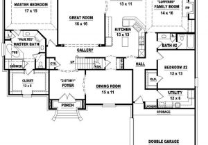 Floor Plans for A 4 Bedroom 2 Bath House 654026 Two Story 4 Bedroom 3 Bath French Style House
