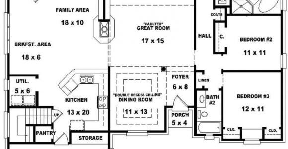 Floor Plans for A 4 Bedroom 2 Bath House Floor Plans for A 4 Bedroom 2 Bath House Beautiful 3