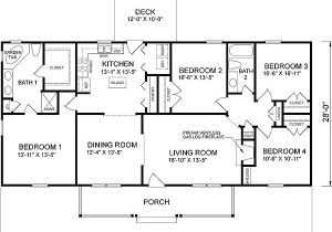 Floor Plans for A 4 Bedroom 2 Bath House Plan 46036hc Country Stone Cottage Home Plan House