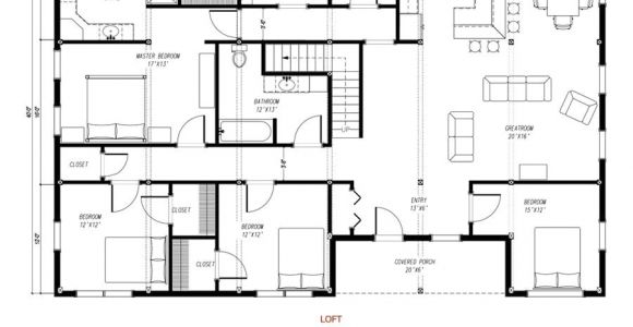 Floor Plans for Barn Homes 40×60 Floor Plan Pre Designed Great Plains Western Horse