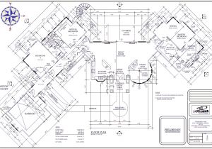 Floor Plans for Big Houses Big House Floor Plan Large Plans Architecture Plans 4063