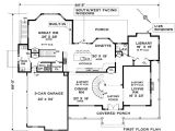 Floor Plans for Colonial Homes Five Bedroom Colonial House Plan