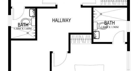 Floor Plans for Homes Two Story House Plans Series PHP 2014004