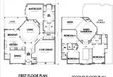 Floor Plans for Homes Two Story House Plans Two Story Smalltowndjs Com