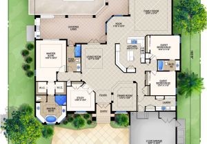 Floor Plans for Homes with Pools House Plan 78105 at Familyhomeplans Com