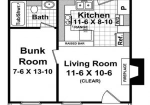 Floor Plans for Homes00 Square Feet Cottage Style House Plan 1 Beds 1 00 Baths 400 Sq Ft