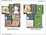 Floor Plans for Indian Homes Floor Plan Periwinkle Bungalows at Murbad Indian Eco