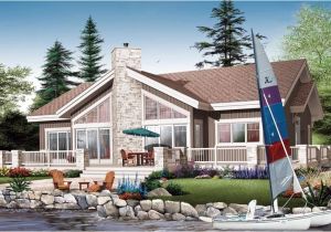 Floor Plans for Lakefront Homes House Plan Chp 35336 at Coolhouseplans Com