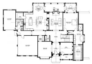 Floor Plans for Large Homes Large Images for House Plan 152 1004