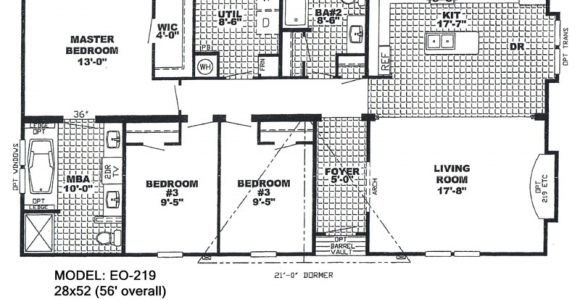 Floor Plans for Manufactured Homes Double Wide Double Wide Mobile Home Floor Plans Also 4 Bedroom