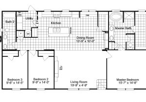 Floor Plans for Manufactured Homes Fleetwood Mobile Home Floor Plans