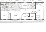 Floor Plans for Mobile Homes Bedroom Bath Mobile Home Also 4 Double Wide Floor Plans