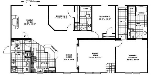 Floor Plans for Mobile Homes Double Wide 10 Great Manufactured Home Floor Plans