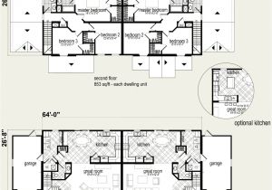 Floor Plans for Multi Family Homes Modular Homes Multi Family Kennedy Duplex