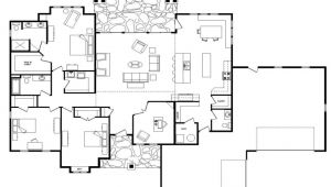 Floor Plans for One Level Homes Open Floor Plans One Level Homes Modern Open Floor Plans