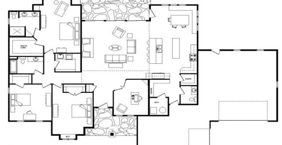 Floor Plans for One Level Homes Open Floor Plans One Level Homes Modern Open Floor Plans