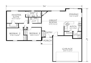 Floor Plans for One Story Homes Best One Story Floor Plans Single Story Open Floor Plans