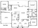 Floor Plans for One Story Homes Simple One Story House Plan House Plans Pinterest 1 Story
